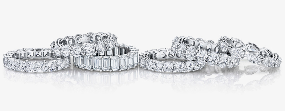 stackable diamond rings Sylvie