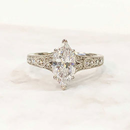 marquise cut diamond ring