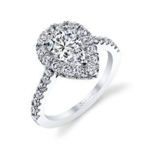 Marquise Shaped Engagement Ring - Sylvie