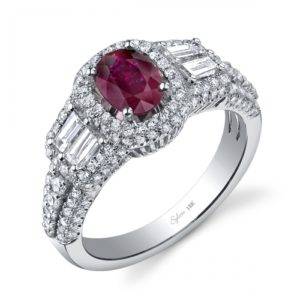 Sylvie Jewelry's Ruby & Diamond Ring is the Perfect July Birthstone Ring!