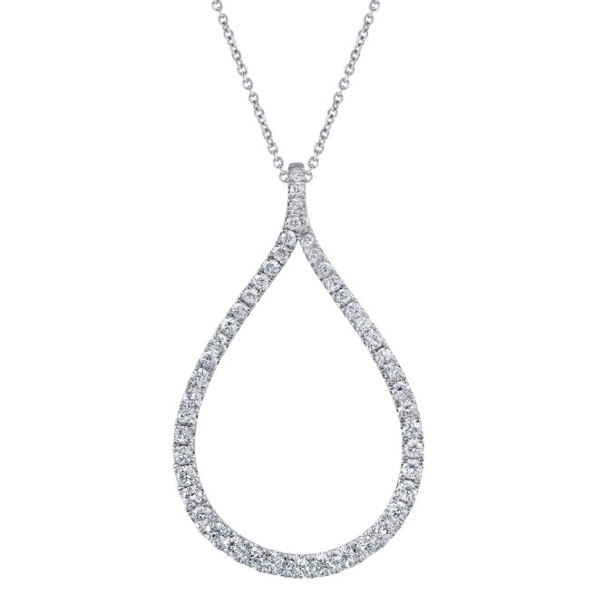 Pear Shaped Diamond Pendent