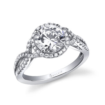 Split Shank Engagement Rings by Sylvie - Split Shank Rings