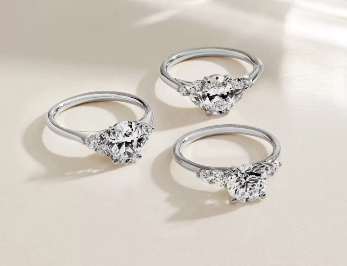 Engagement rings at Les Crago Jewelers