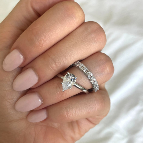 Pear and Marquise Engagement Rings: Comparing Styles & Cuts 1 pear and marquise engagement rings 1