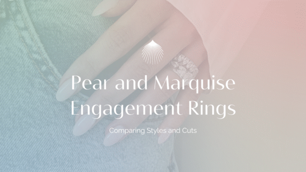 pear and marquise engagement rings blog header