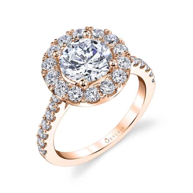 Classic Halo Engagement Ring