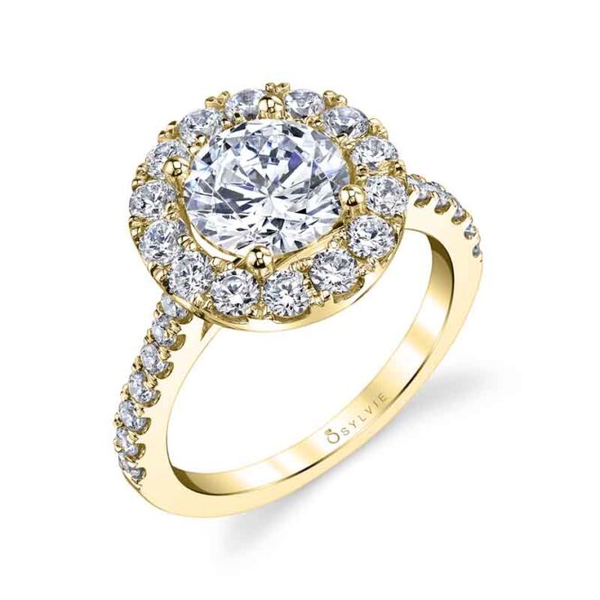 Classic Halo Engagement Ring