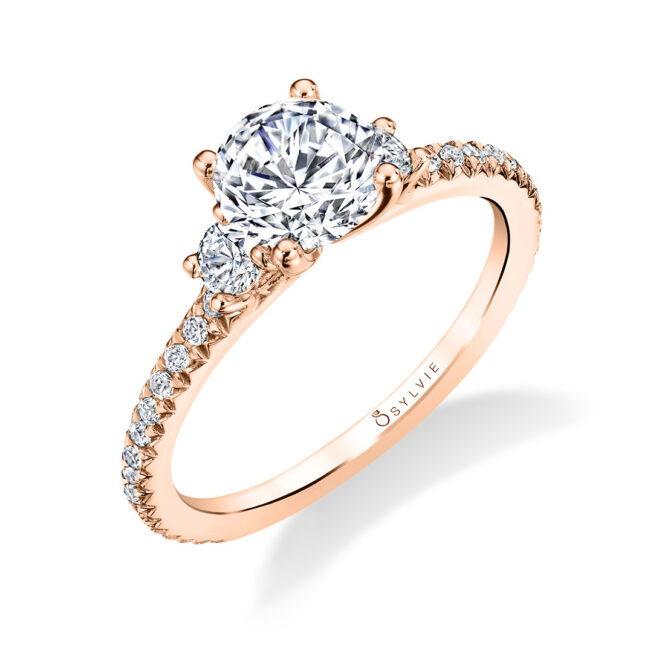 3 Stone Engagement Ring 