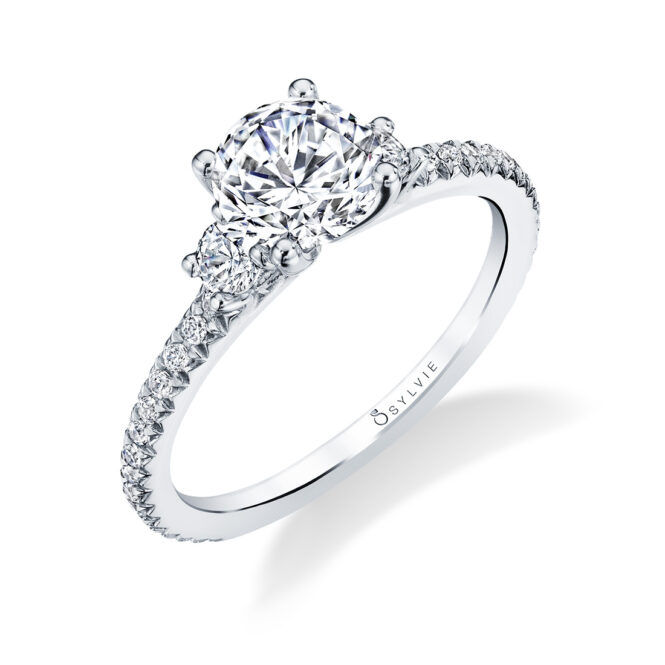 3 Stone Engagement Ring 