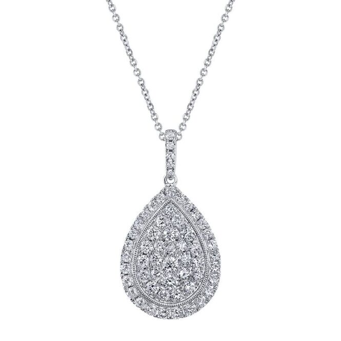 Pear Shaped Diamond Pendent