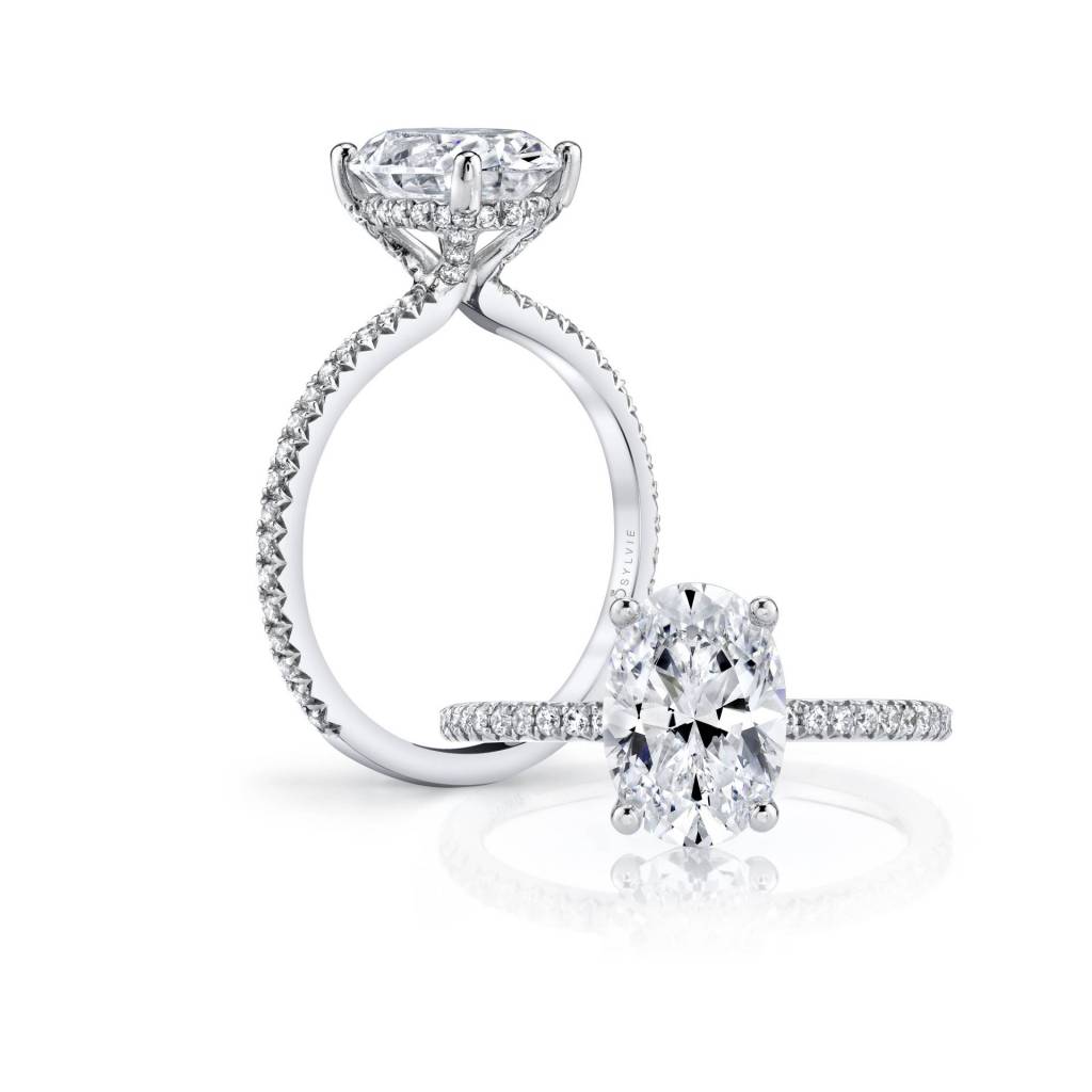 Sylvie’s Ring of the Month is a Classic Oval Engagement Ring - Sylvie ...