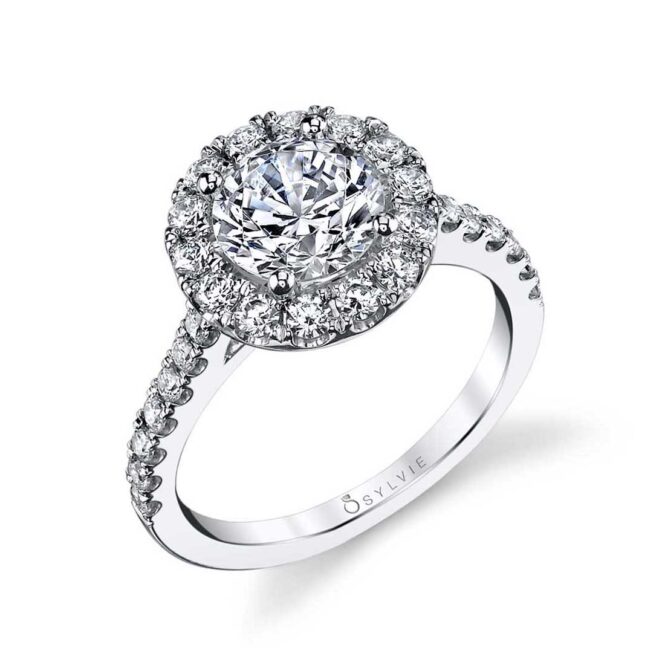 Classic Halo Engagement Ring