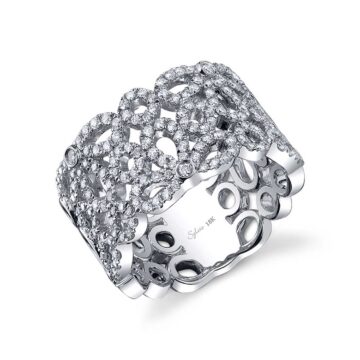 White Gold Round Diamond Ring