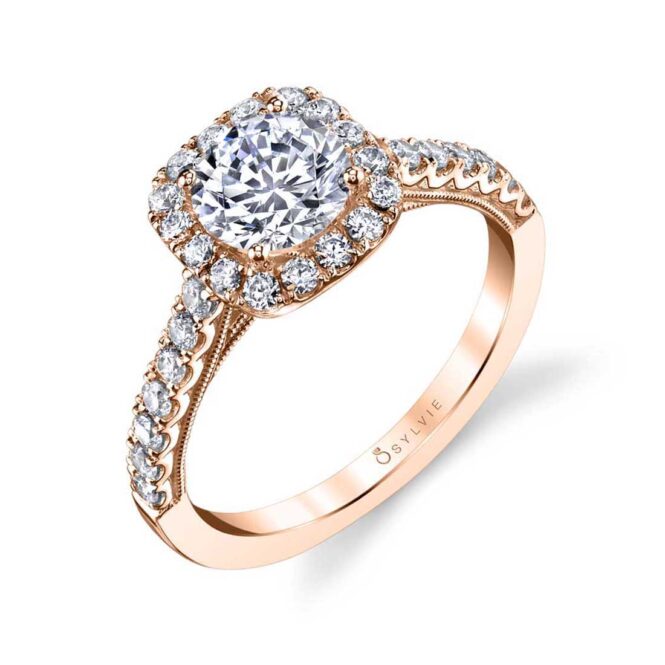 Halo Engagement Ring