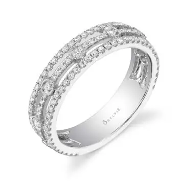 White Gold Modern Diamond Ring