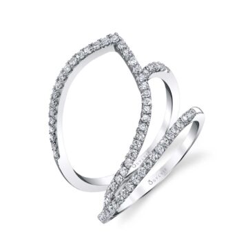 White Gold Modern Diamond Ring