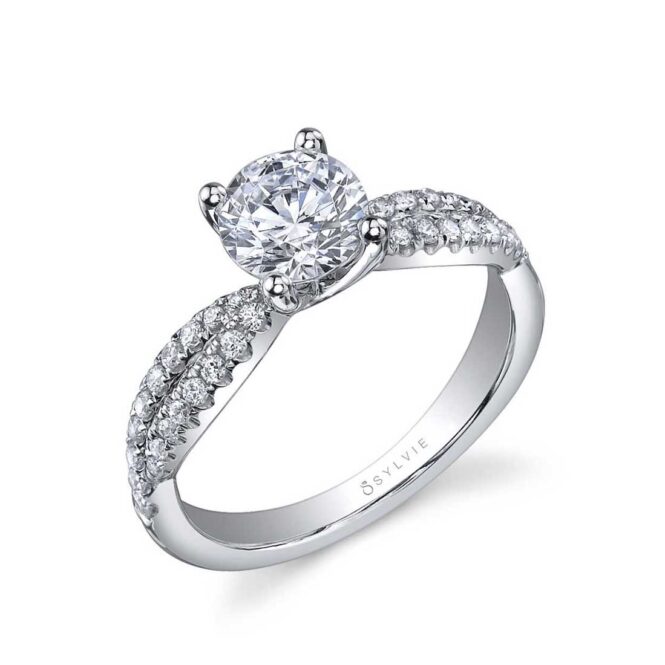 Split Band Engagement Ring | Amalia | Sylvie Jewelry
