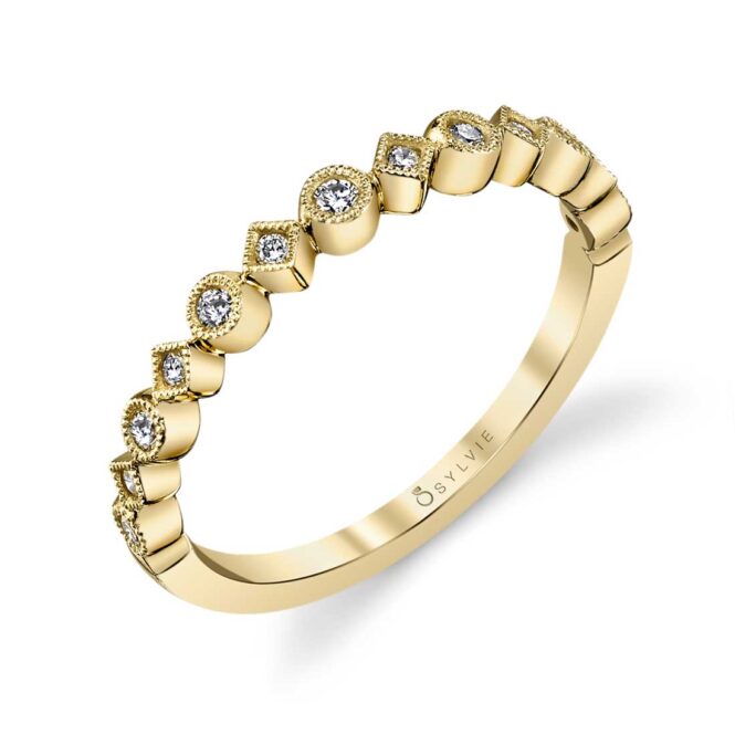 Modern Stackable Wedding Band