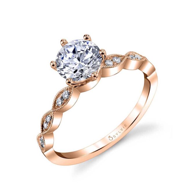 Modern Solitaire Engagement Ring