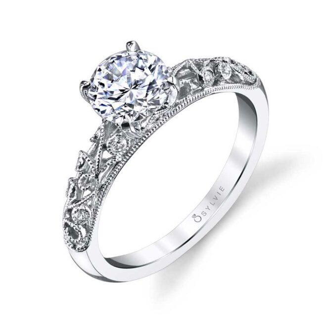 Modern Vintage Wedding Ring