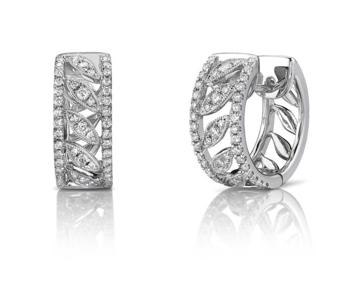 Diamond Huggie Earrings