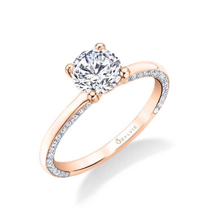 Modern Solitaire Engagement Ring