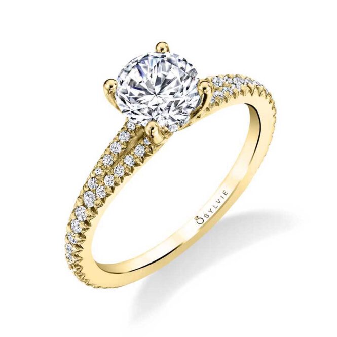Split Shank Engagement Ring