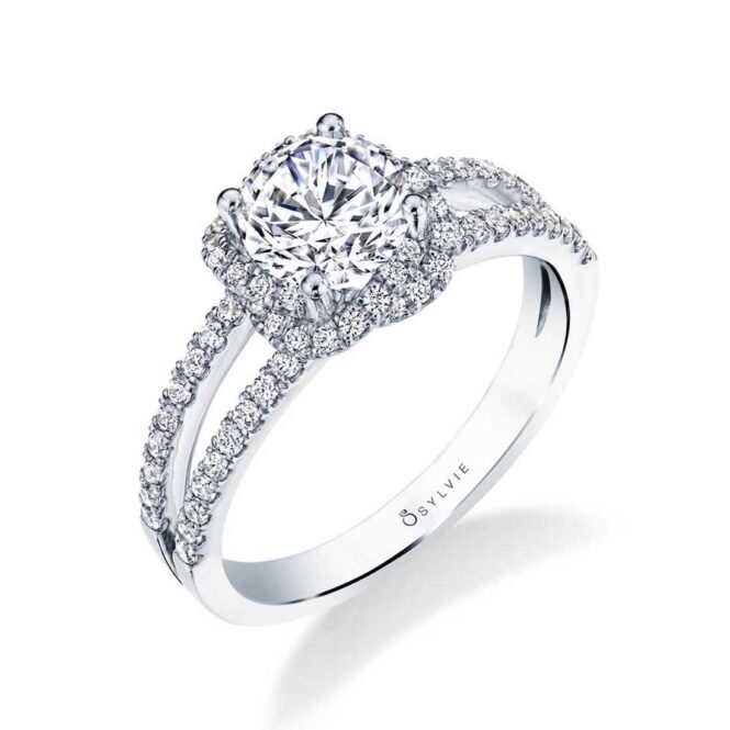 Split Shank Engagement Ring