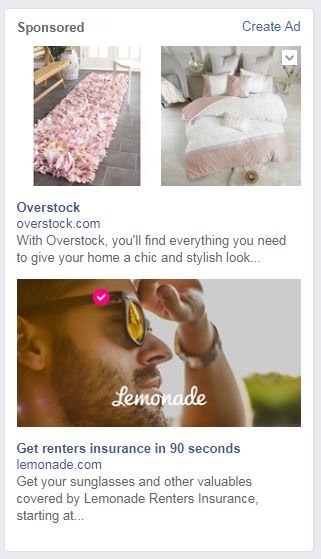 facebook sponsored ads