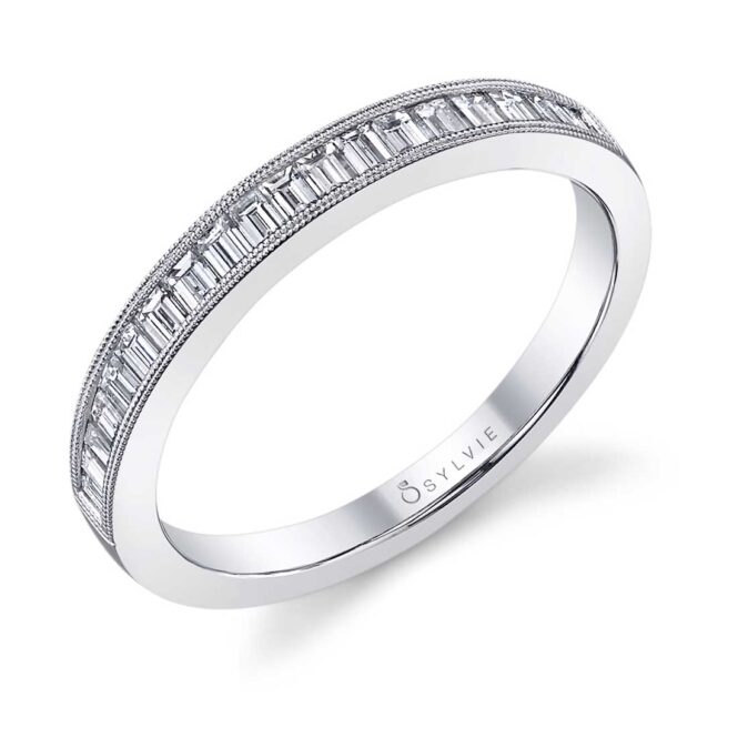 Profile Image of a Modern Baguette Engagement Ring