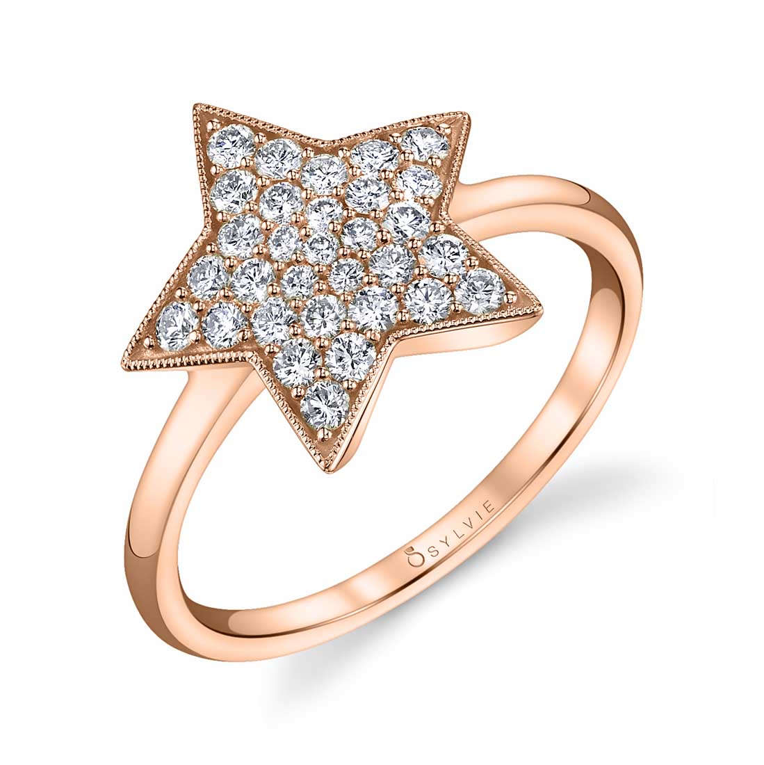 Sterling Silver Created Blue and White Sapphire Star Shape Ring – My  Passion for Jewelry