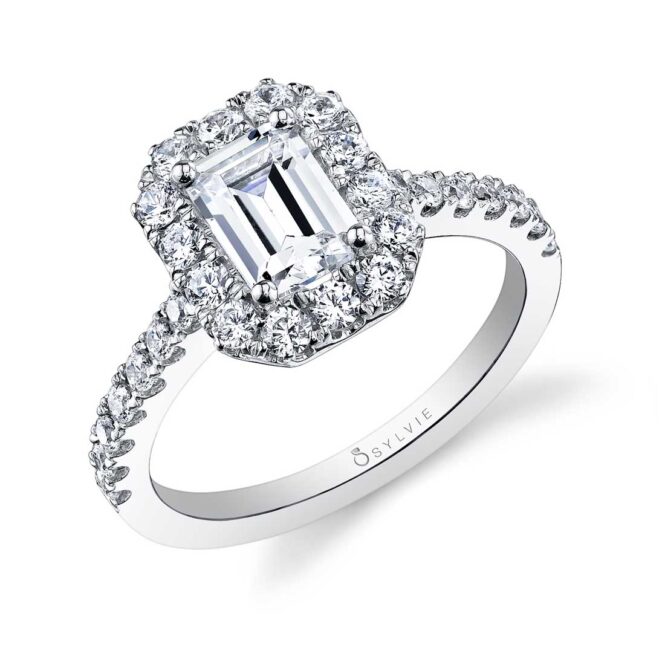 Classic Halo Engagement Ring