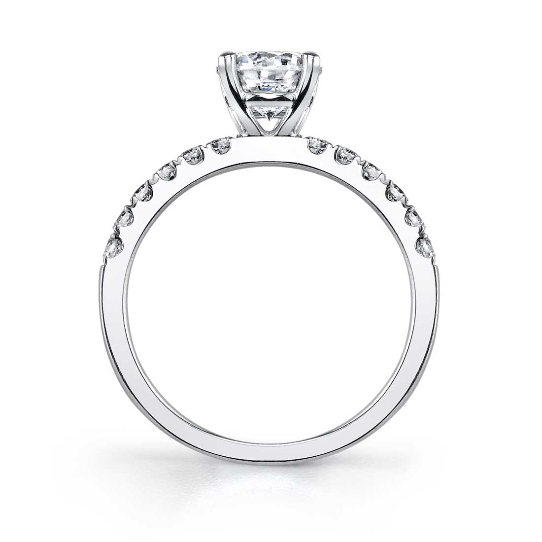 Profile Image of a Round Classic Engagement Ring