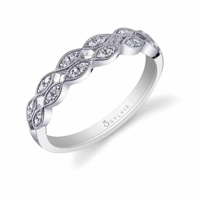 Marquise Shaped Wedding Band