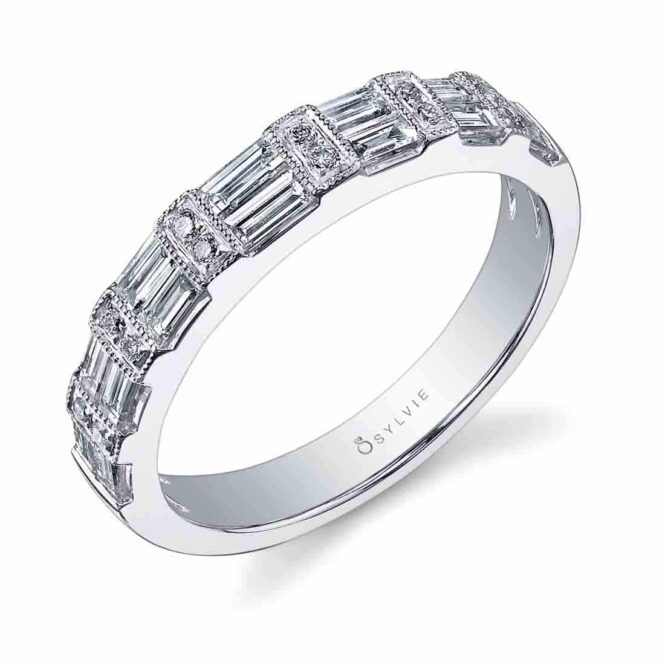 Baguette Wedding Band