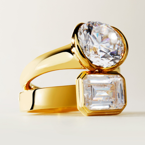 Gemstone vs Diamond Engagement Rings 2 gemstone vs diamond engagement ring 2