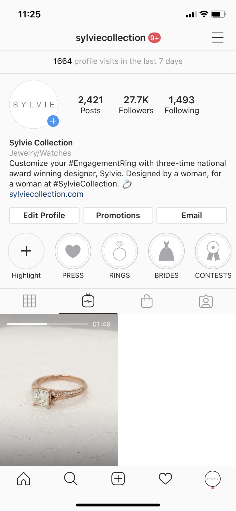 igtv instagram sylvie collection