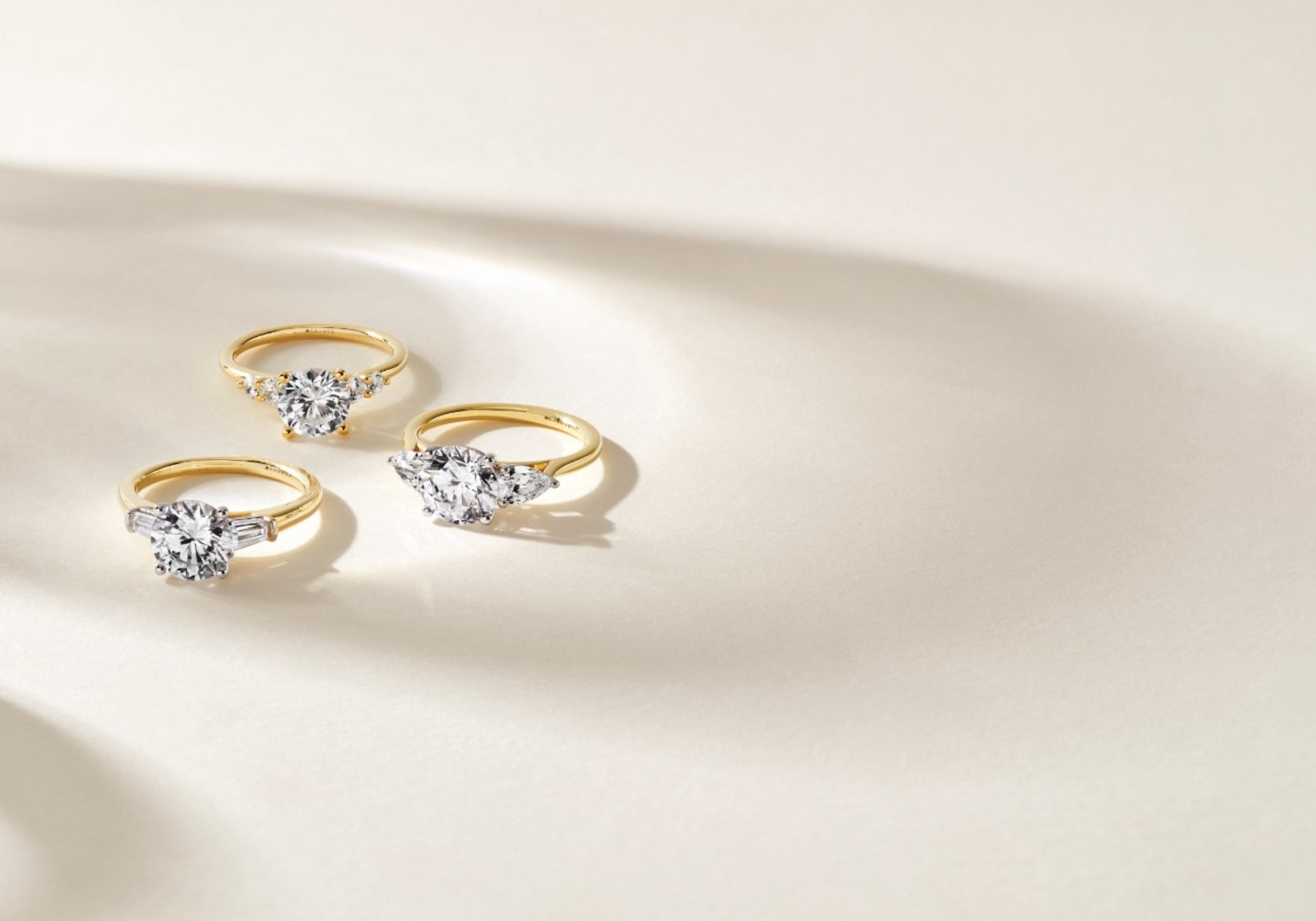 Engagement rings at Les Crago Jewelers