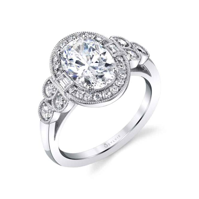 oval engagement ring