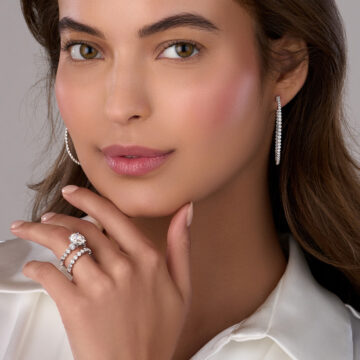 White Gold Stackable Wedding Band 1.0 CT