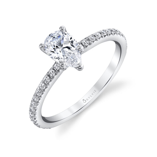 pear engagement ring sylvie 