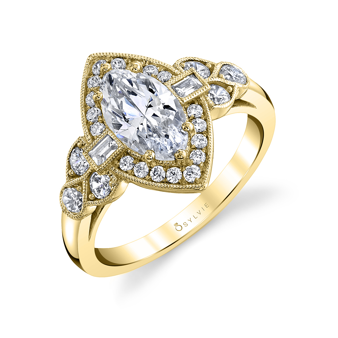 marquise engagement ring sylvie S