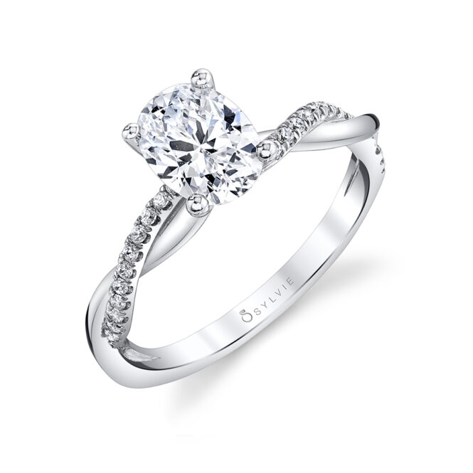 oval engagement ring sylvie 