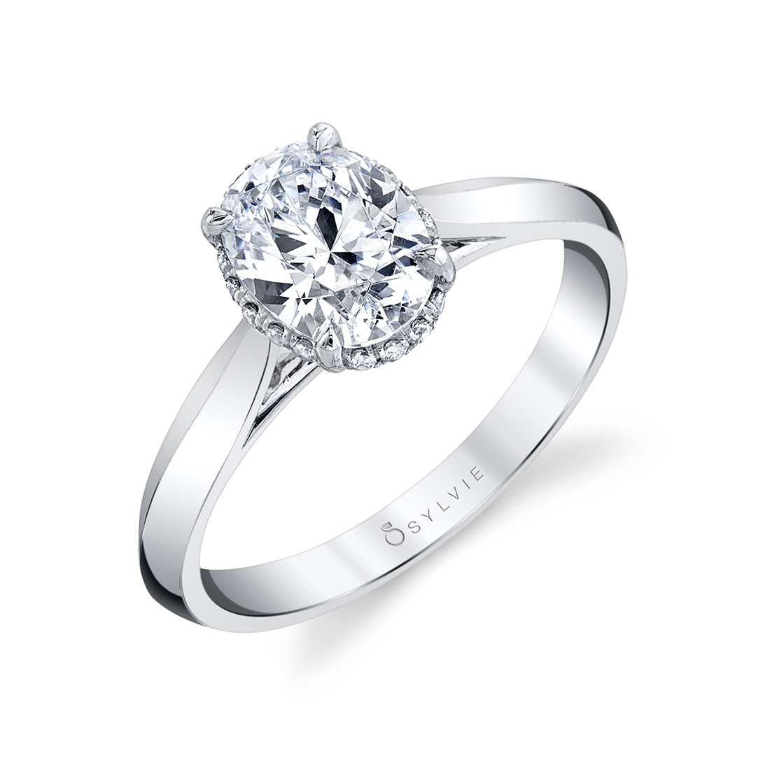 oval engagement ring sylvie 