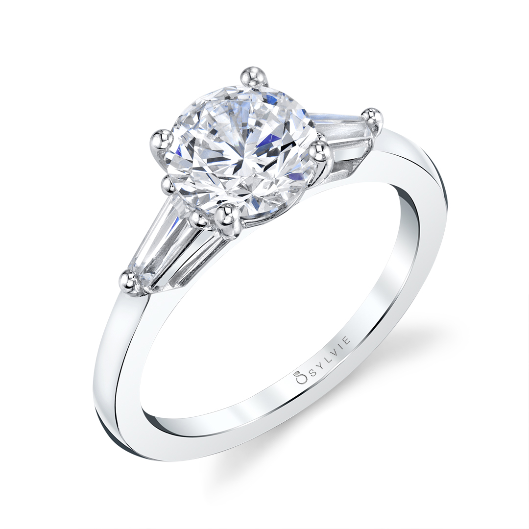 three stone engagement rings