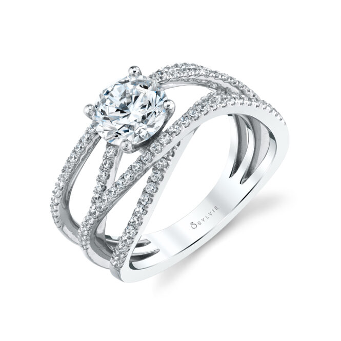 Split Shank Engagement Ring Profile - Hannah Ring