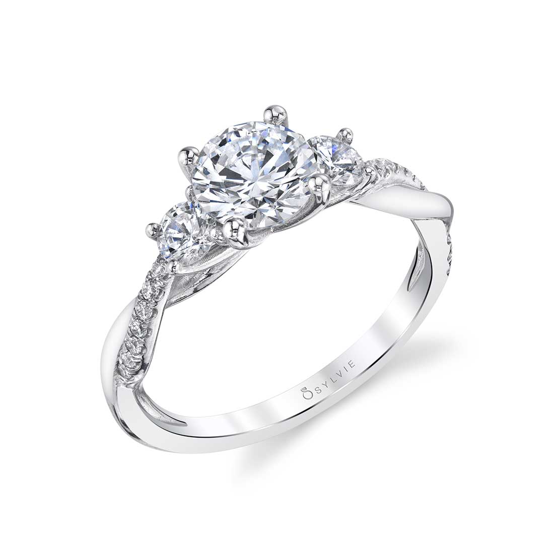 2.25 CT Brilliant Round Cut 3-Stone Wedding Band Ring Set Silver – MayaMila  Jewelry