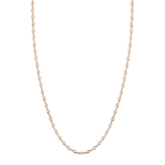 Diamonds by the yard necklace  by Sylvie