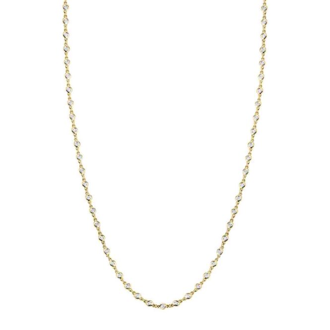 Diamonds by the yard necklace  by Sylvie