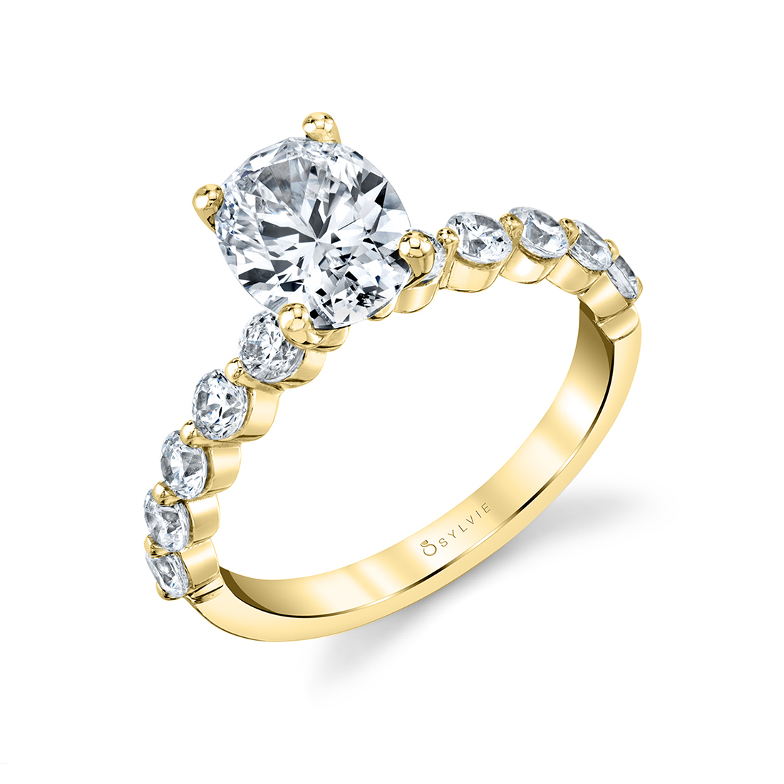 Single prong engagement ring deals